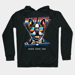 Mad Dog Boston Terrier Dog Hoodie